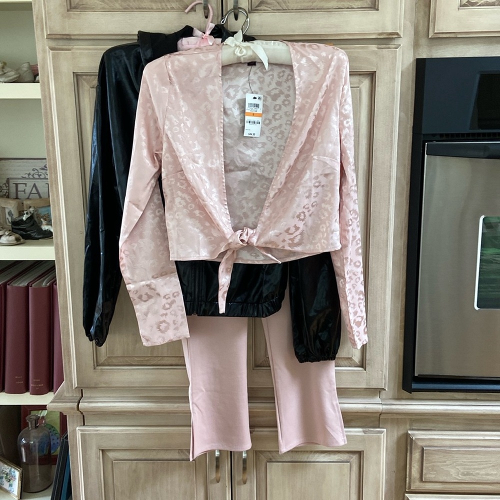 Material Girl 3 pieces nwt sz S pants 2 jackets